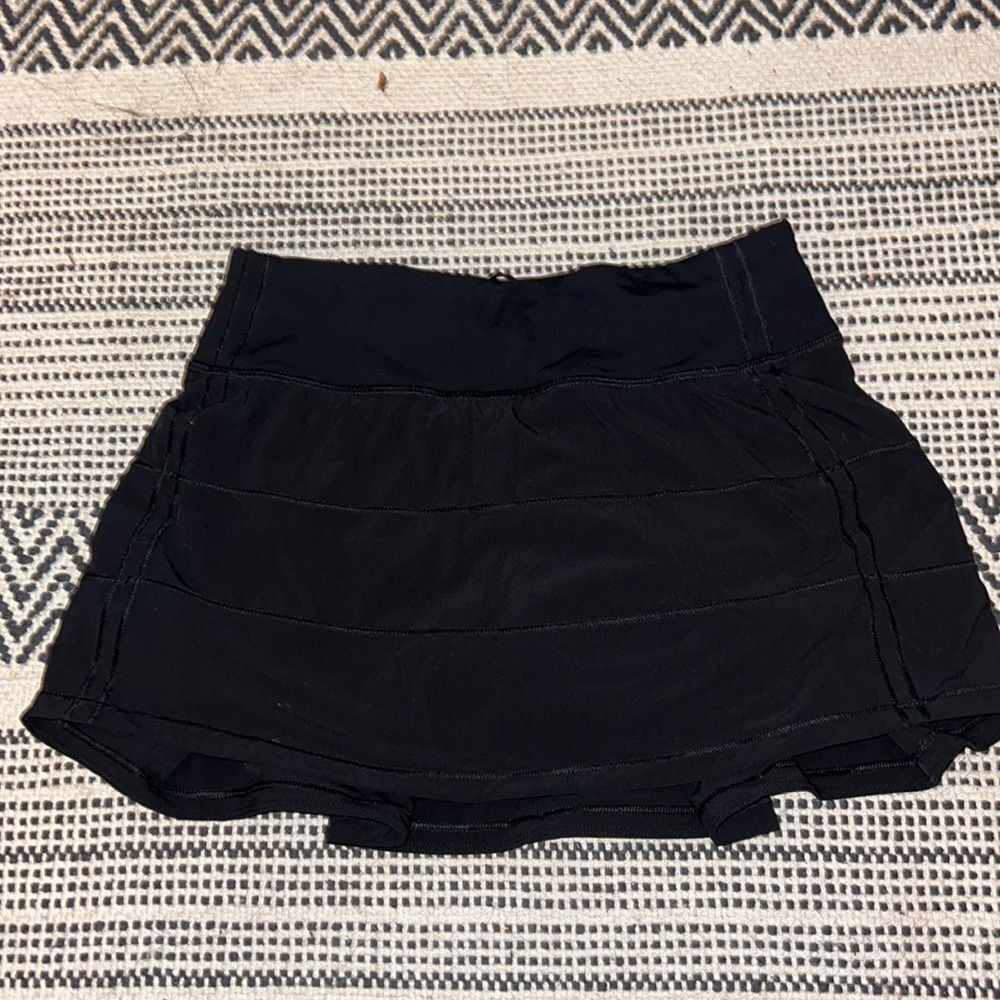 Lululemon black tennis skirt